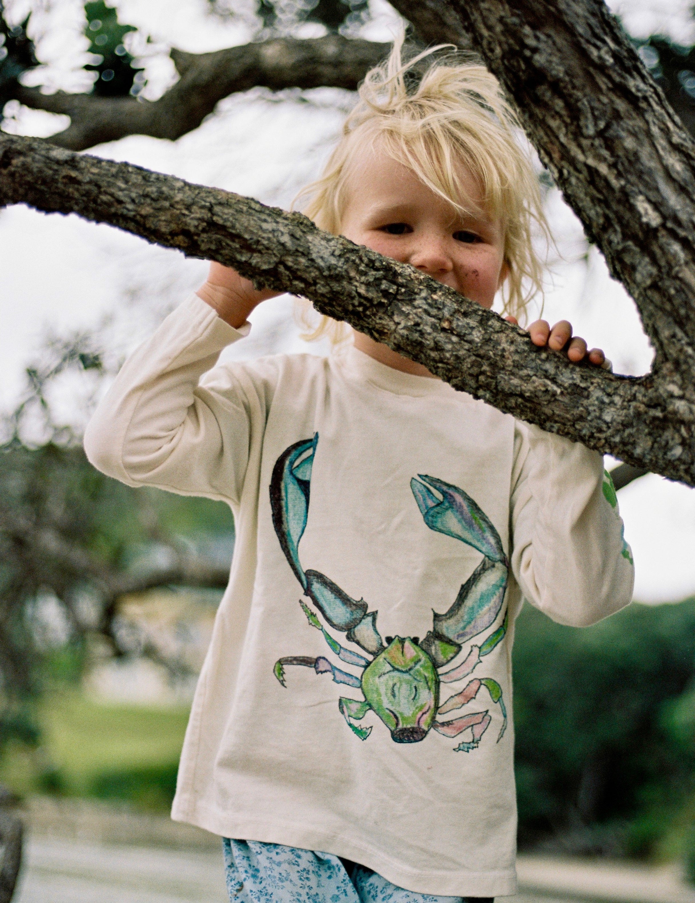 Crab long sleeve t-shirt